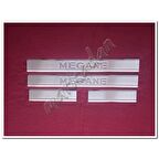 DB Chrome Renault Megane 4 Sedan Krom Kapı Eşiği 2016 Sonrası 4 Parça P.Çelik