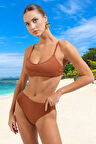 Tasarım Bikini Takımı Klora Dayanıklı Yüksek Konfor Ergonomik Kesim Özel