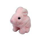 ErturkStore VRD10643 Pelüş Evcil Tavşan Sesli Hareketli Oyuncak Çok Renkli