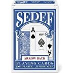 Sedef Jumbo Index İskambil Oyun Kart Destesi - Mavi