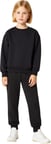Genç Kızlar İçin Şardonlu Pamuklu Regular Fit Sweatshirt ve Eşofman Altı Takımı Kaliteli Şık