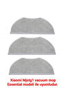 Xiaomi Mi Robot vacuum mop Essential modeli ile uyumlu mop paspas bezi 3 adet