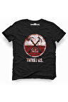 Tshirthane Pink Floyd Trust Us Rock Metal Müzik Baskılı Erkek Dar Kesim Slim Fit t-shirt