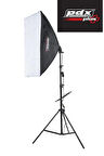 PDX 50x70cm Softbox, Tek Duylu, Ayaklı Set
