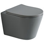 LENA ASMA KLOZET (MAT GRİ) ET-H201MG