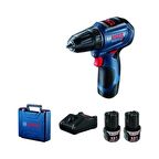 Bosch Professional GSR 12V-30 Profesyonel Akülü Delme Vidalama Makinesi 12 V 2 Ah 06019G9000