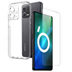 Xiaomi Redmi Note 12 Pro 5G Şeffaf Kılıf + Cam Ekran Koruyucu Seti