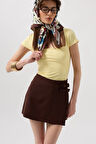 Fiyonk Detay Mini Etek