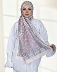 SİLKTOUCH SOFT ŞAL DESEN VİZYON PEMBE
