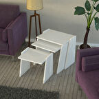 Modilayn 3 Lu Zigon Sehpa Takımı Sunum Sehpa