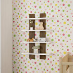 Modilayn Dort Raflı Duvar Unitesi Ofis Dort Lu Kitaplık Salon Duvar Rafı