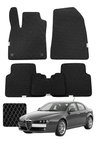 Alfa Romeo 159 2005-2011 Özelleştirilebilir Premium Eva Oto Paspas Seti - Siyah