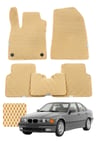 Bmw 3 Serisi 1990-2000 E36 Özelleştirilebilir Premium Eva Oto Paspas Seti - Bej