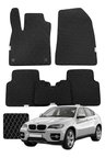 Bmw X6 2008-2014 E71 Özelleştirilebilir Premium Eva Oto Paspas Seti - Siyah