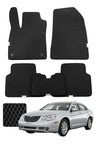 Chrysler Sebring 2007-2010 Özelleştirilebilir Premium Eva Oto Paspas Seti - Siyah