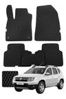 Dacia Duster 2010-2017 Özelleştirilebilir Premium Eva Oto Paspas Seti - Siyah