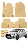 Hyundai i20 2014-2020 Özelleştirilebilir Premium Eva Oto Paspas Seti - Bej