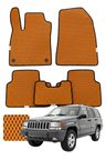 Jeep Grand Cherokee 1993-1998 Özelleştirilebilir Premium Eva Oto Paspas Seti - Turuncu