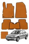 Opel Corsa Sedan 1993-2000 Özelleştirilebilir Premium Eva Oto Paspas Seti - Turuncu