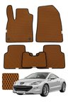 Peugeot RCZ 2010-2015 Özelleştirilebilir Premium Eva Oto Paspas Seti - Taba