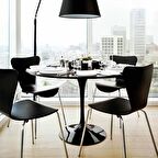 Tulip Siyah Masa Çap 100 Siyah Lake