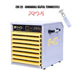 Evo22 PROs - 22 kw Kumandalı ve Dijital Endüstriyel Elektrikli Fanlı Isıtıcı 380V-50hz