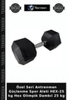 Özel Seri Antrenman Güçlenme Spor Aleti HEX-25 kg Hex Olimpik Dambıl 25 kg