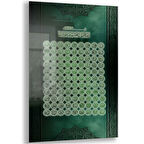 Dini Cam Tablo - Dikey Hat Sanatı - Dini Motif 08-006