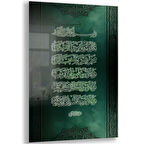 Dini Cam Tablo - Dikey Hat Sanatı - Dini Motif 08-016