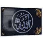 Dini Cam Tablo - Dikey Hat Sanatı - Dini Motif 09-006