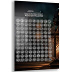 Dini Cam Tablo - Yatay Hat Sanatı - Dini Motif 08-005