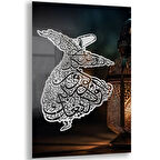 Dini Cam Tablo - Yatay Hat Sanatı - Dini Motif 08-032