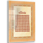 Dini Cam Tablo - Dikey Hat Sanatı - Dini Motif 17- 002