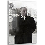 Atatürk Cam Tablo - Yatay Motif 01-030