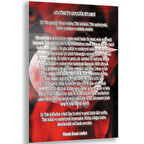 Atatürk Sözleri 7 Cam Tablo - Dikey Motif 02-012