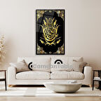 Dikey İslami Cam Tablo