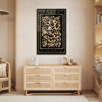 Dikey İslami Cam Tablo