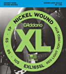 DADDARIO EXL165SL BASS GİTAR TEL SETİ, XL SERİSİ, NICKEL WOUND, REGULAR LIGHT