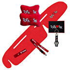 Tofaş Şahin Doğan Kartal Kırmızı Yüksek Torpido Koruma Halısı / Kırmızı Polar Yastık Oto Aksesuar