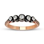 Harem Altın 0.22 Ct Elmas Beştaş Yüzük EY16