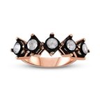 Harem Altın 0.74 Ct 5 Taş Elmas Yüzük EY2