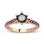 Harem Altın 0.12 Ct Elmas Yüzük EY8