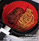 Airfryer Uyumlu Silikon Pişirme Kabı – Yapışmaz, Isıya Dayanıklı