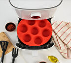 Airfryer Uyumlu Silikon Pişirme Kabı – Yapışmaz, Isıya Dayanıklı