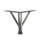 Firkete Ayak Metal 12 cm Krom Mobilya Koltuk Ayağı 