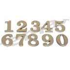 Yapışkanlı Lüx Rakam İtalik Yazı Karakterli 5 cm Saten