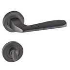 Doğanlar Konsept Serisi Falcon Lüx Rozetli Kapı Kolu Antrasit Wc