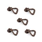 5 Adet Taç Sarkaç Tek Vidalı Eskitme Antik Bakır Düğme Mobilya Kulp