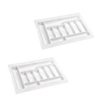 2 Adet Çekmece İçi Kaşıklık 67 x 49 cm Beyaz Mutfak Çekmece Düzenleyici 