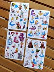 Alice Harikalar Diyarında Sticker Etiket Seti 4 sayfa a6 Boy